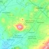 Mapa topográfico Axapusco, altitud, relieve