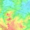 Mapa topográfico Gokels, altitud, relieve