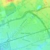 Mapa topográfico New Cassel, altitud, relieve