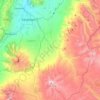 Mapa topográfico Pintag, altitud, relieve