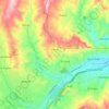 Mapa topográfico Llacao, altitud, relieve