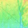 Mapa topográfico Bethpage, altitud, relieve