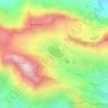 Mapa topográfico Bachalpsee, altitud, relieve