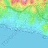 Mapa topográfico El Palo, altitud, relieve