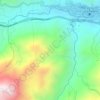 Mapa topográfico Guadualejo, altitud, relieve