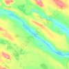 Mapa topográfico Skellefte älv, altitud, relieve