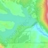 Mapa topográfico Prosser Creek Reservoir, altitud, relieve