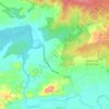 Mapa topográfico Gormaz, altitud, relieve