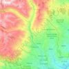 Mapa topográfico Chiquintad, altitud, relieve