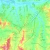 Mapa topográfico Barbezieux-Saint-Hilaire, altitud, relieve