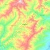 Mapa topográfico Argelia, altitud, relieve