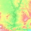 Mapa topográfico Flaming Gorge Reservoir, altitud, relieve