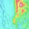 Mapa topográfico Saint-Martin-du-Mont, altitud, relieve