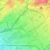 Mapa topográfico Mirobod Tumani, altitud, relieve