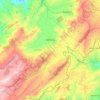 Mapa topográfico Samacá, altitud, relieve