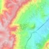 Mapa topográfico Cerinza, altitud, relieve
