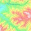 Mapa topográfico Lucma, altitud, relieve
