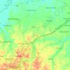 Mapa topográfico Cambai, altitud, relieve