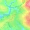 Mapa topográfico Knockraha, altitud, relieve