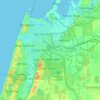 Mapa topográfico City Of Bunbury, altitud, relieve