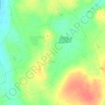 Mapa topográfico Kilree, altitud, relieve