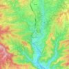 Mapa topográfico Balsareny, altitud, relieve