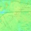 Mapa topográfico Caseros, altitud, relieve