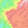 Mapa topográfico Sabana Occidente, altitud, relieve
