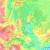 Mapa topográfico Chulilla, altitud, relieve