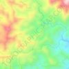 Mapa topográfico El Carmelo, altitud, relieve