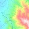 Mapa topográfico LA UNION, altitud, relieve