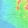 Mapa topográfico Río Rímac, altitud, relieve