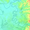 Mapa topográfico Río La Vieja, altitud, relieve
