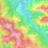 Mapa topográfico Lexington Hills, altitud, relieve