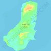 Mapa topográfico Pulau Subi Besar, altitud, relieve