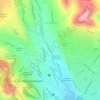Mapa topográfico Río Machángara, altitud, relieve
