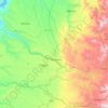 Mapa topográfico Piendamo, altitud, relieve