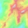 Mapa topográfico Refuge de Presset, altitud, relieve