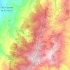 Mapa topográfico Serranía de los Yariguíes, altitud, relieve