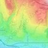 Mapa topográfico La Vuachère, altitud, relieve