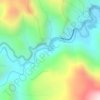 Mapa topográfico Rio Piraí, altitud, relieve