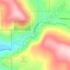 Mapa topográfico Butte Creek, altitud, relieve