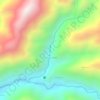 Mapa topográfico Mistrató, altitud, relieve