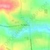 Mapa topográfico Piribebuy, altitud, relieve