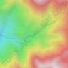 Mapa topográfico Río Naya, altitud, relieve