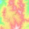 Mapa topográfico El Tambo, altitud, relieve