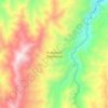 Mapa topográfico Guachavés (Santacruz), altitud, relieve