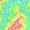 Mapa topográfico Muzo, altitud, relieve