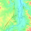 Mapa topográfico Aipe, altitud, relieve
