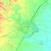 Mapa topográfico El Guamo, altitud, relieve